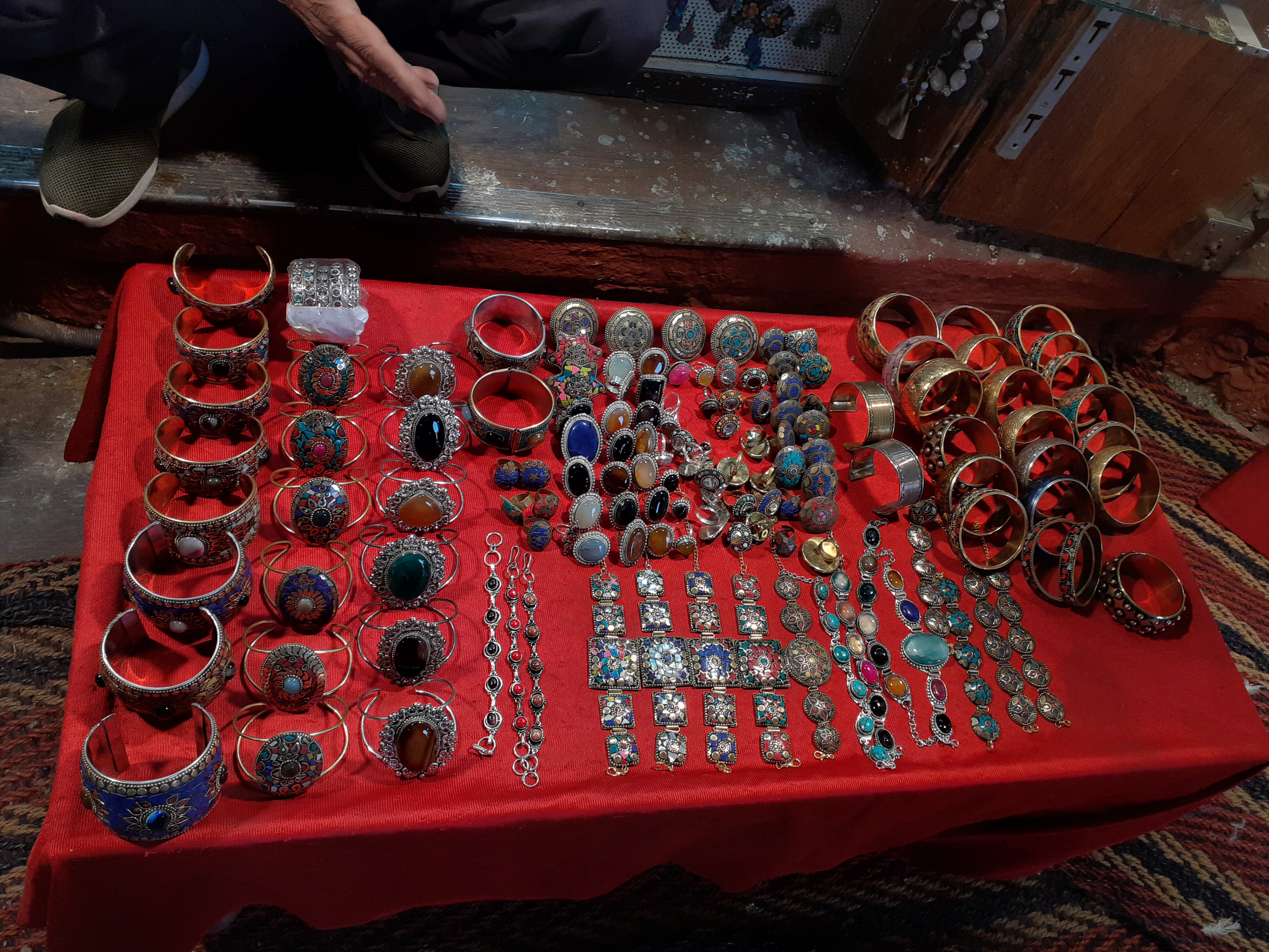 Jewelry stall at Chatta Chowk Meena Bazaar