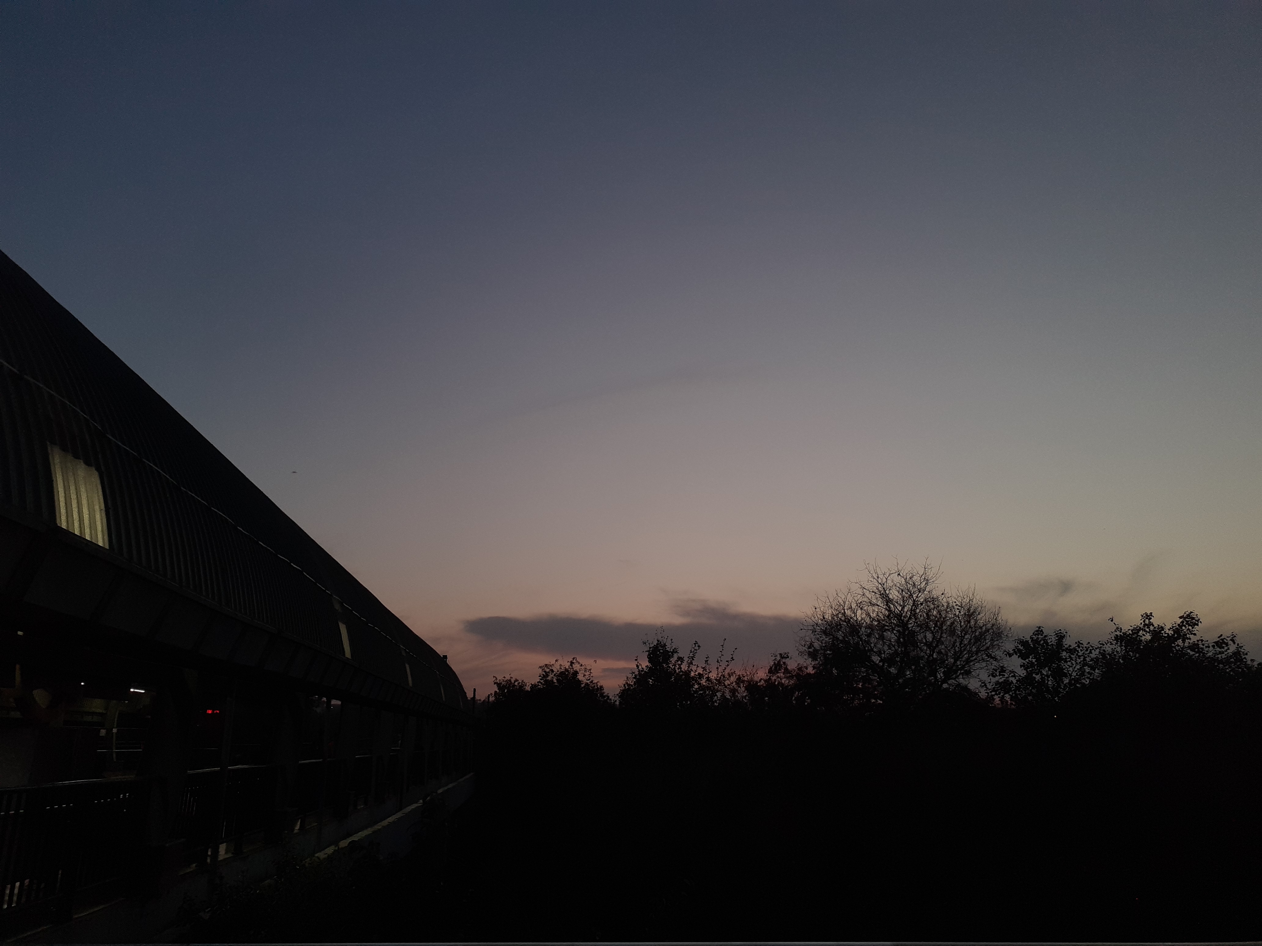 Evening sky near the hostel
