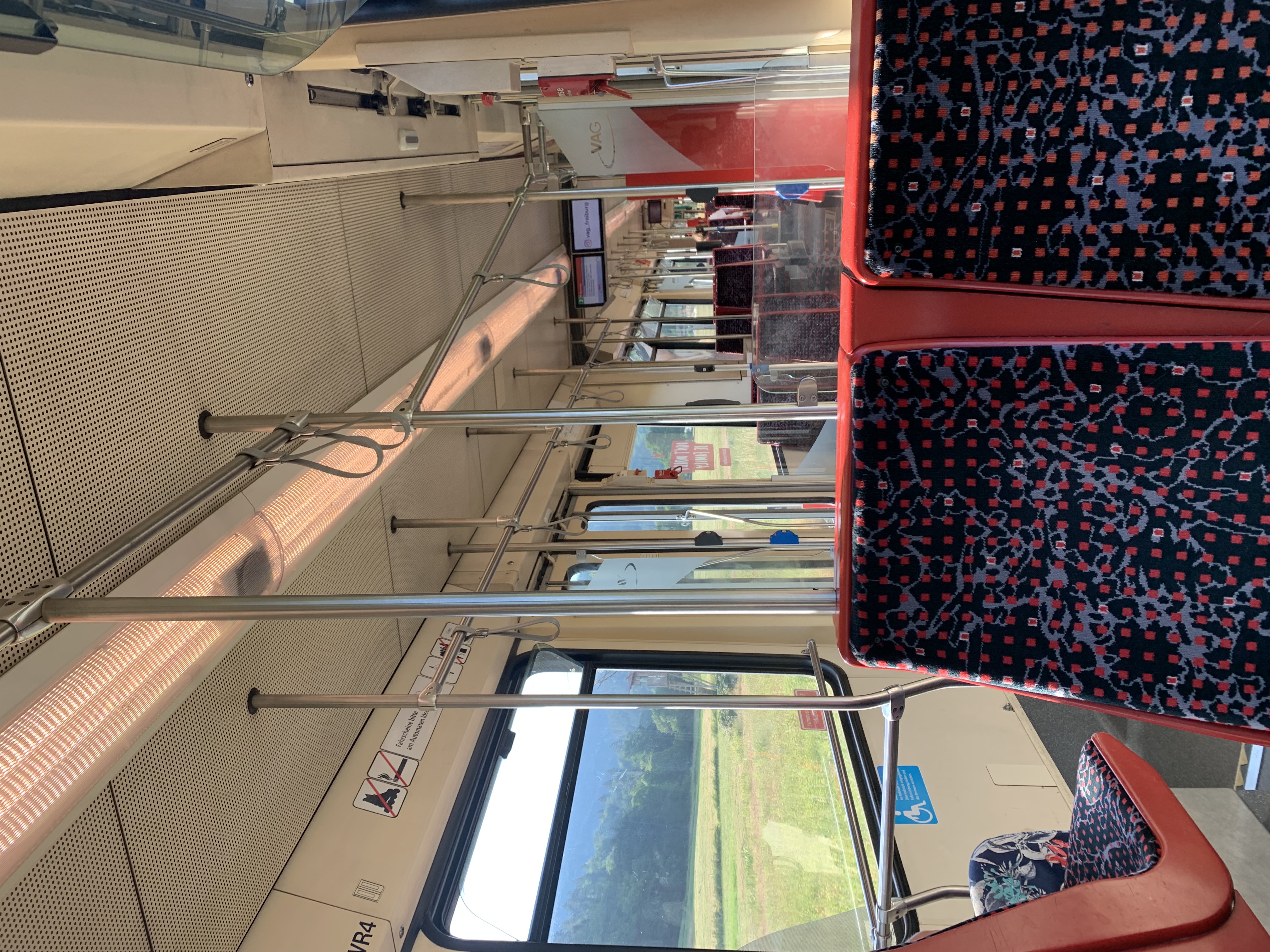 Tram through Freiburg