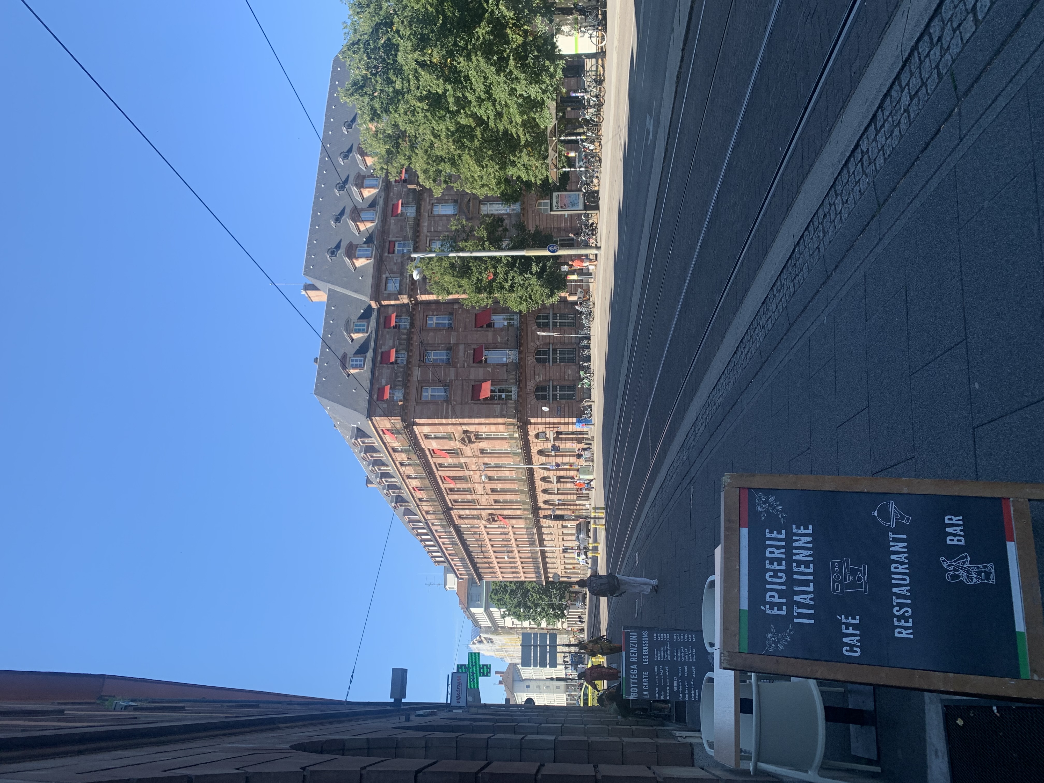 Arriving in Strasbourg